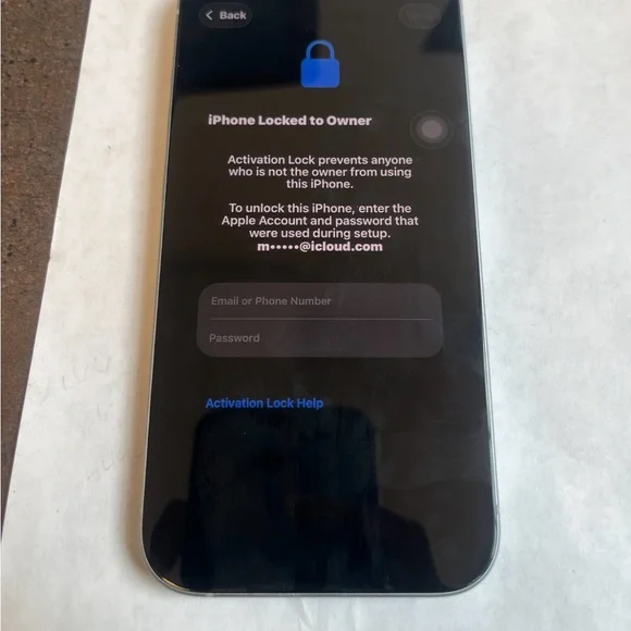 Apple iPhone - Silver and Black